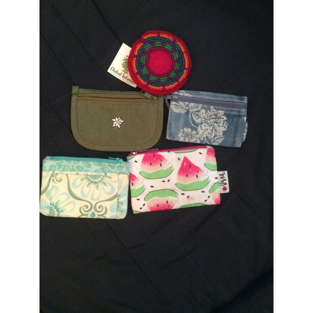 10 Various Brands of Makeup Bags, Coin Purse, Etc NB